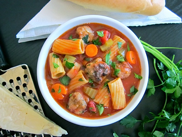 Hearty Meatball Soup