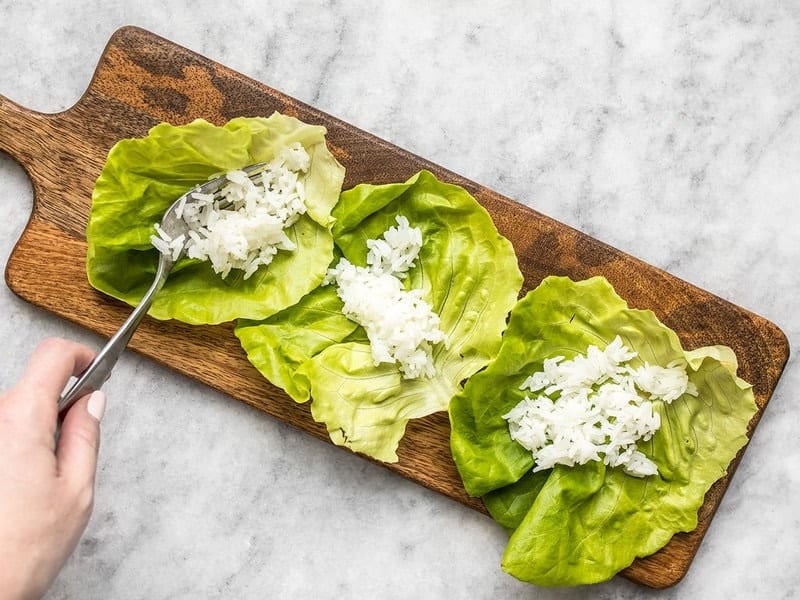 Hoisin Tofu Lettuce Cups