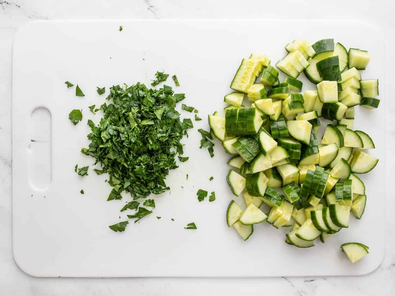 Lemony Cucumber Couscous Salad