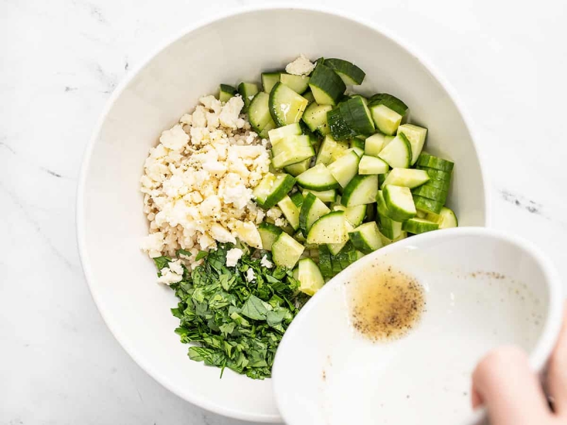 Lemony Cucumber Couscous Salad