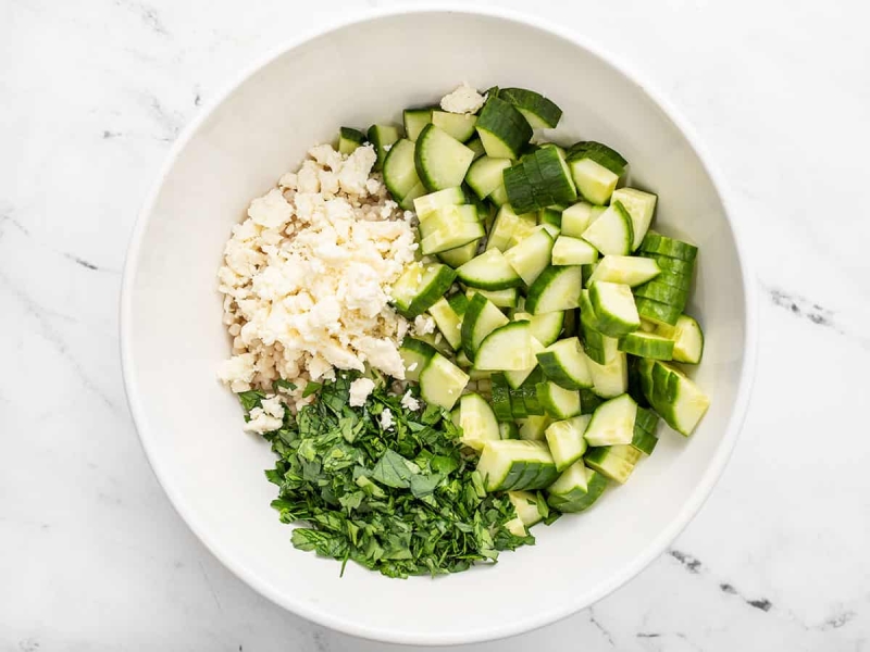 Lemony Cucumber Couscous Salad