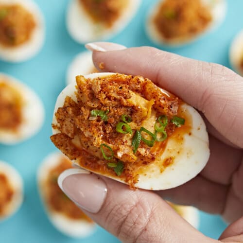 Nashville Hot Deviled Eggs