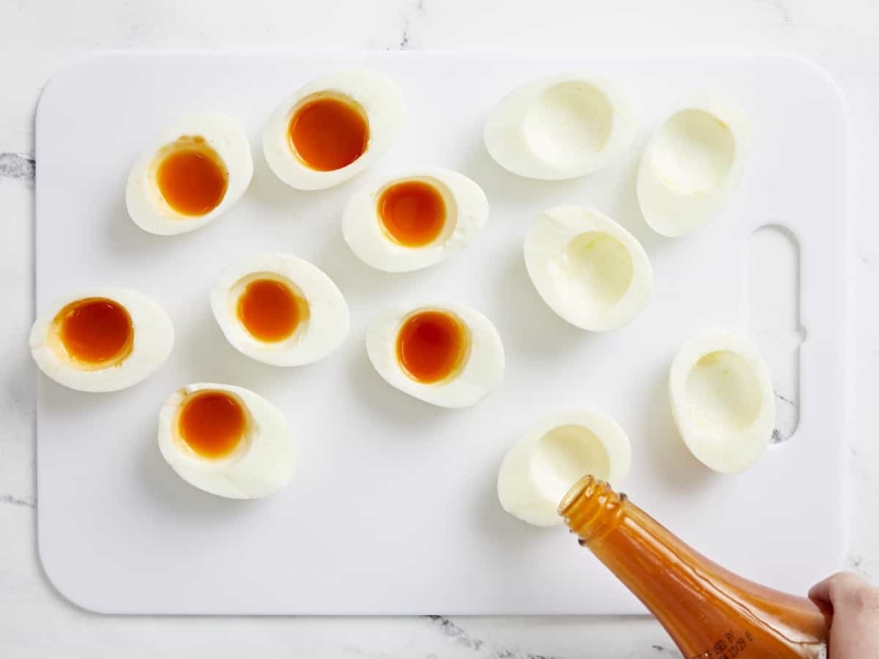 Nashville Hot Deviled Eggs