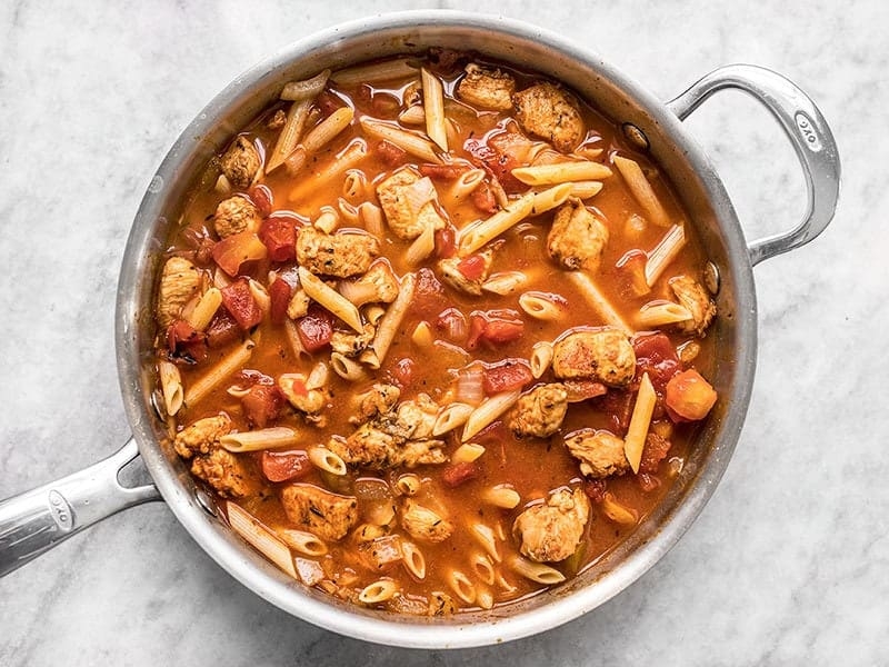 One Pot Creamy Cajun Chicken Pasta