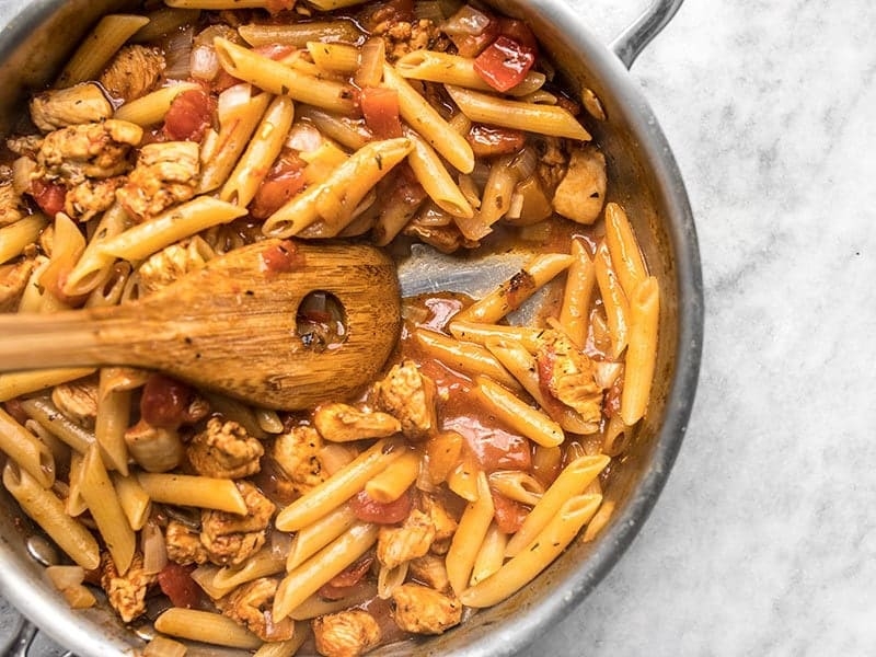 One Pot Creamy Cajun Chicken Pasta