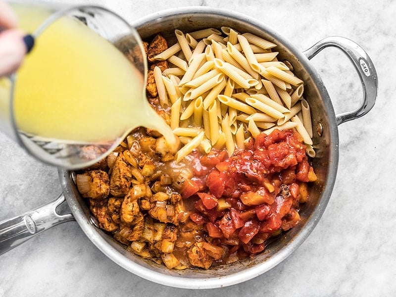 One Pot Creamy Cajun Chicken Pasta