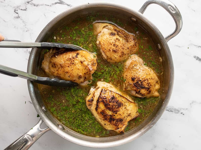 One Pot Lemon Pepper Chicken with Orzo