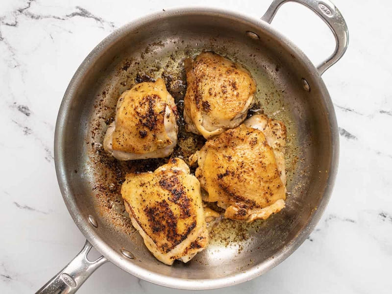 One Pot Lemon Pepper Chicken with Orzo