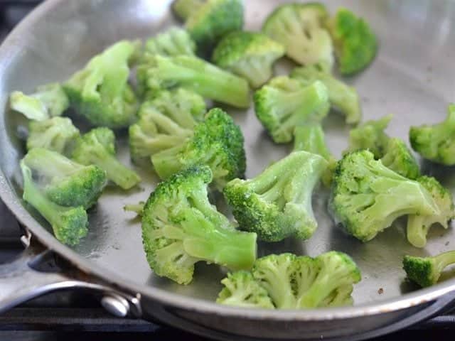 Pan Fried Sesame Tofu with Broccoli