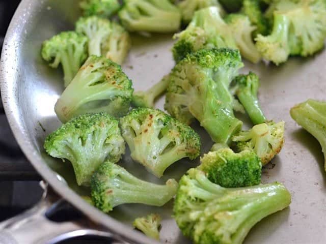 Pan Fried Sesame Tofu with Broccoli