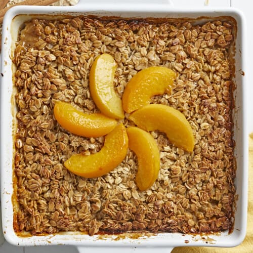 Peach Baked Oatmeal