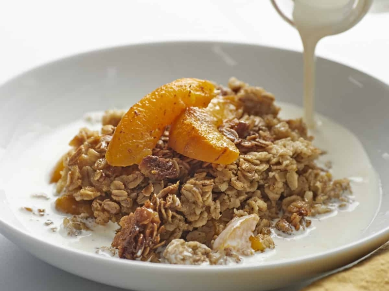 Peach Baked Oatmeal