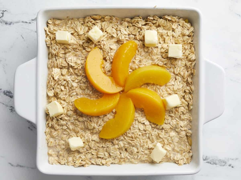 Peach Baked Oatmeal