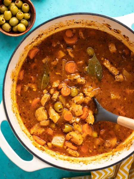 Pollo Guisado (Puerto Rican Chicken Stew)