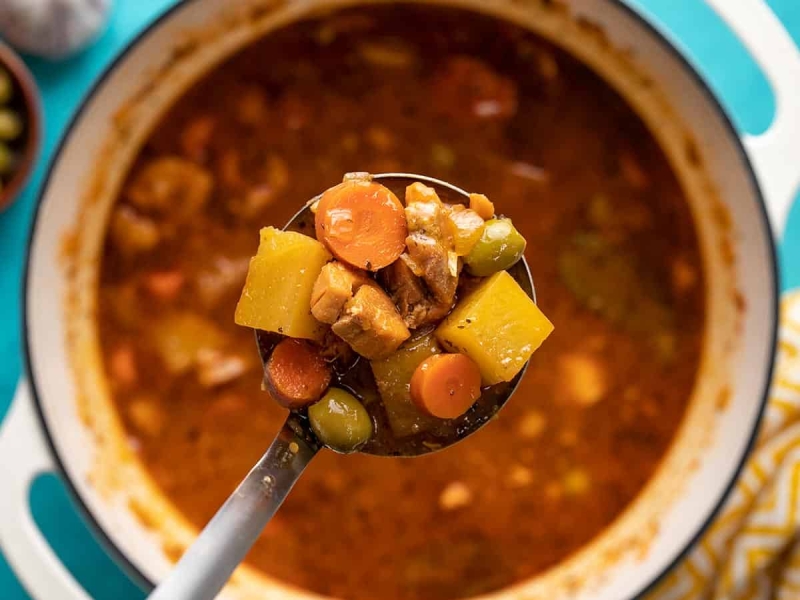 Pollo Guisado (Puerto Rican Chicken Stew)