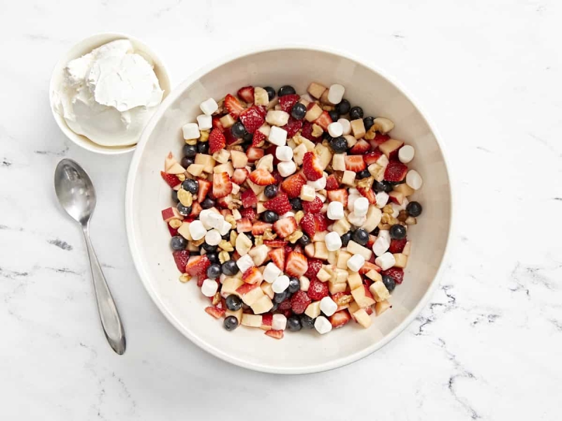 Red White and Blue Fruit Salad