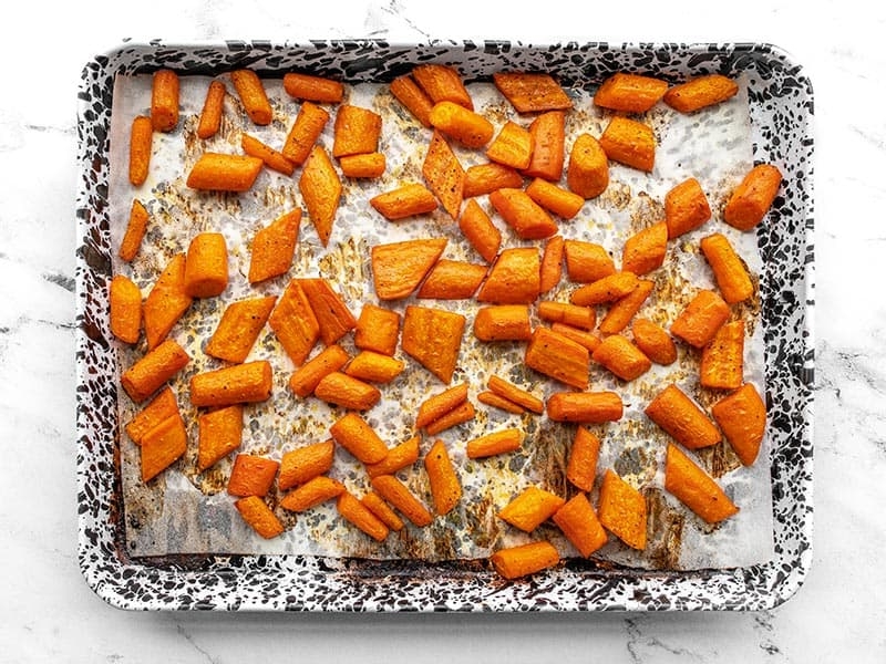 Roasted Carrot and Feta Salad