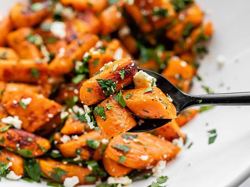 Roasted Carrot and Feta Salad