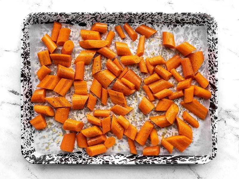 Roasted Carrot and Feta Salad