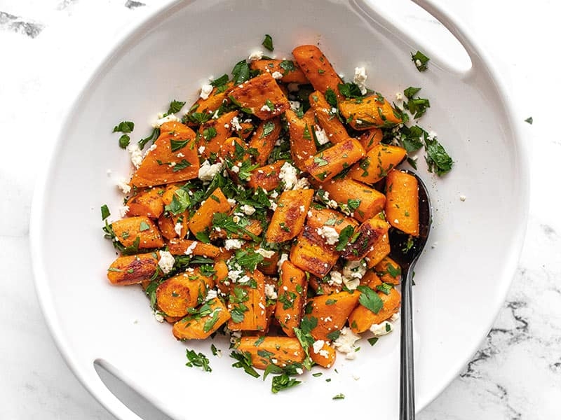 Roasted Carrot and Feta Salad