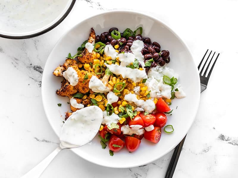 Roasted Cauliflower Taco Bowls