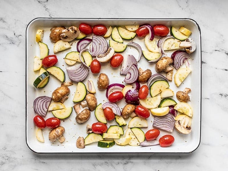 Roasted Vegetable Salad Meal Prep