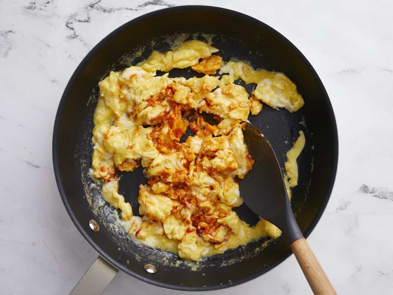 Scrambled Eggs with Rice