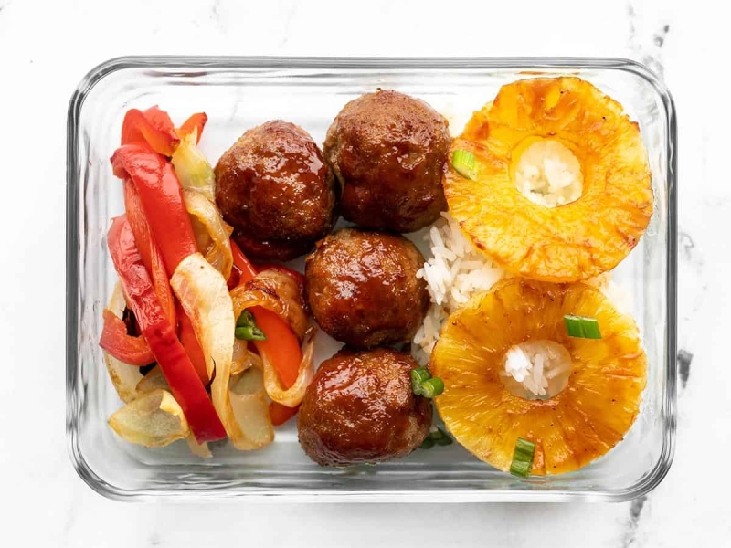 Sheet Pan BBQ Meatballs