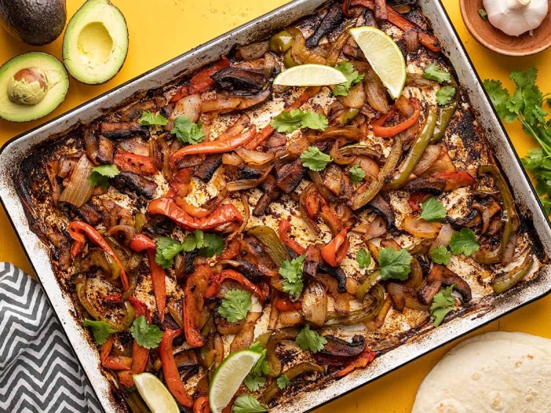 Sheet Pan Portobello Fajitas