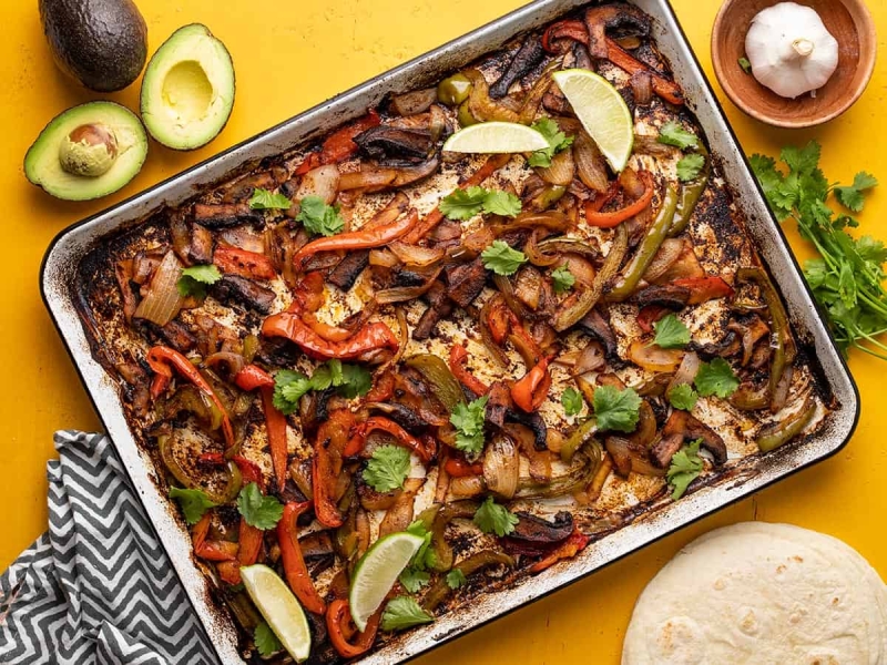 Sheet Pan Portobello Fajitas