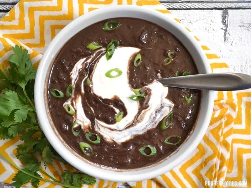 Slow Cooker Black Bean Soup