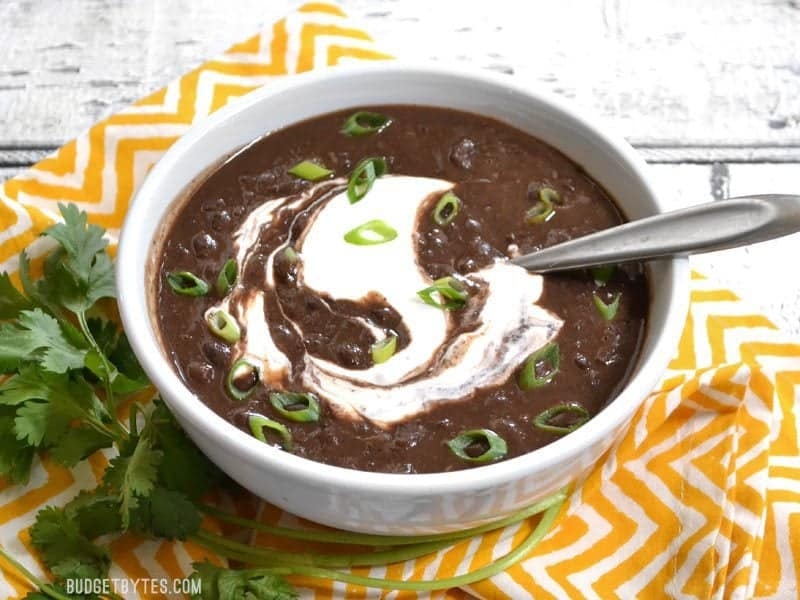 Slow Cooker Black Bean Soup