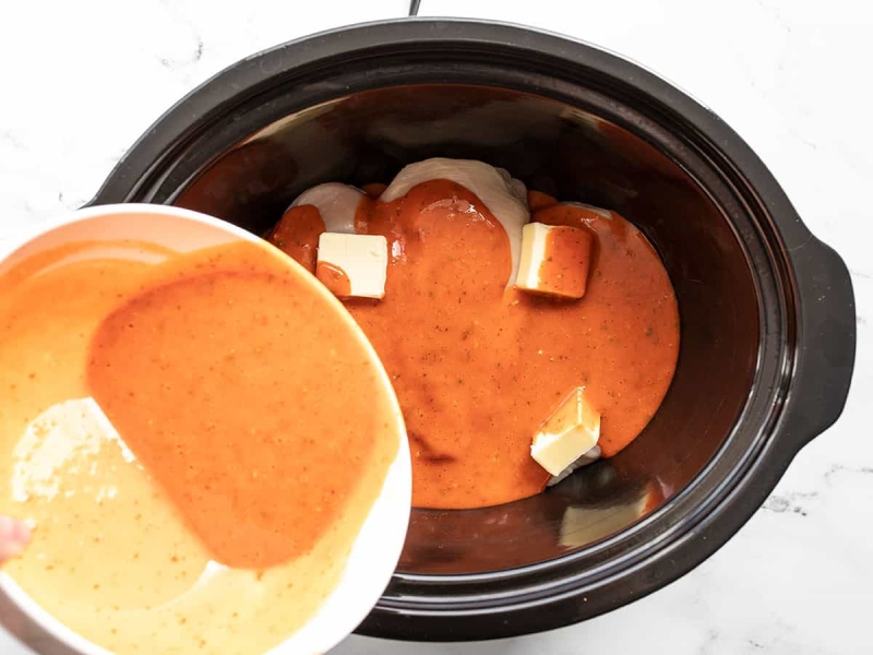 Slow Cooker Buffalo Chicken