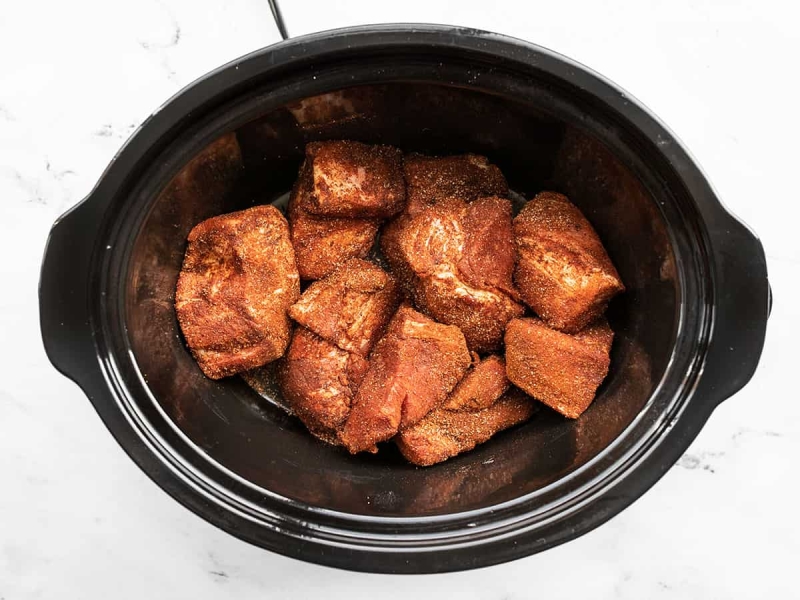 Slow Cooker Chili Rubbed Pulled Pork