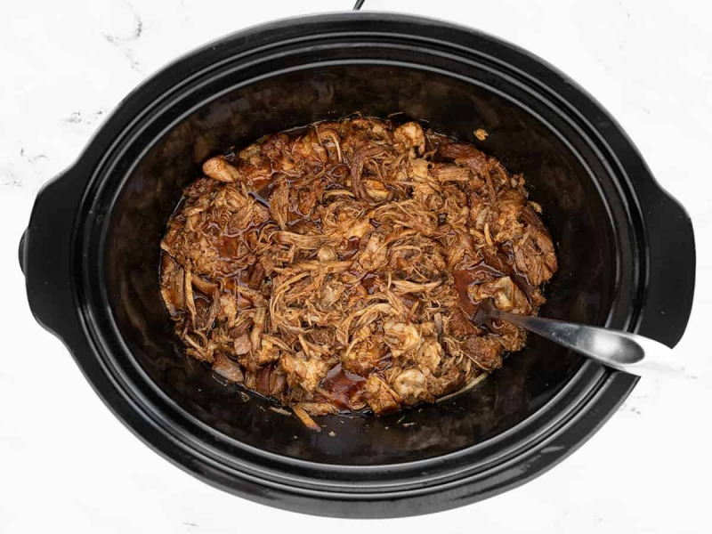 Slow Cooker Chili Rubbed Pulled Pork