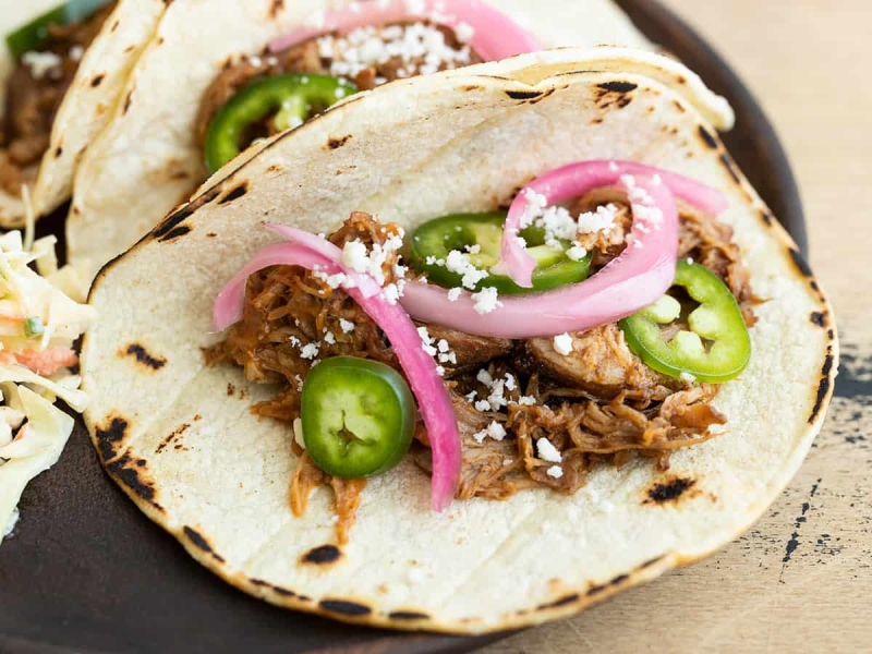 Slow Cooker Chili Rubbed Pulled Pork