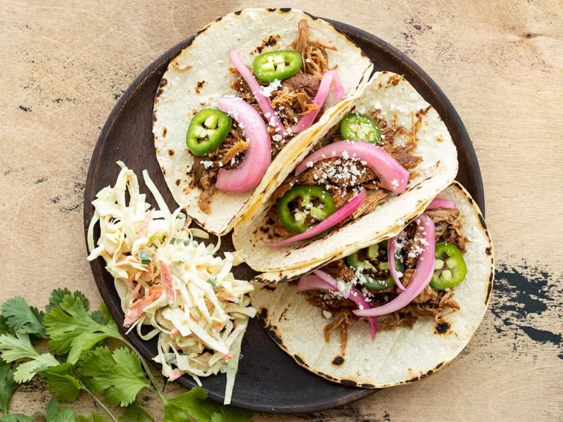 Slow Cooker Chili Rubbed Pulled Pork