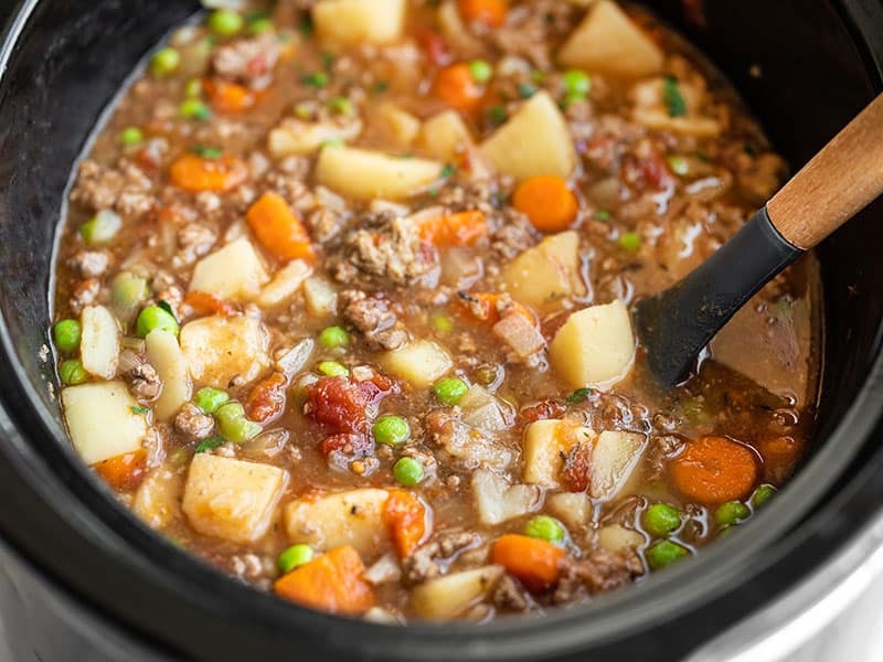 Slow Cooker Hamburger Stew