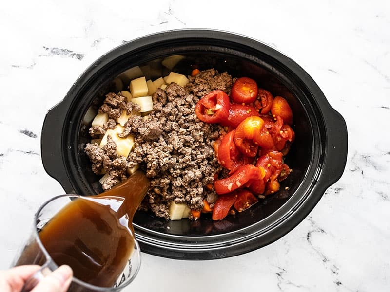 Slow Cooker Hamburger Stew