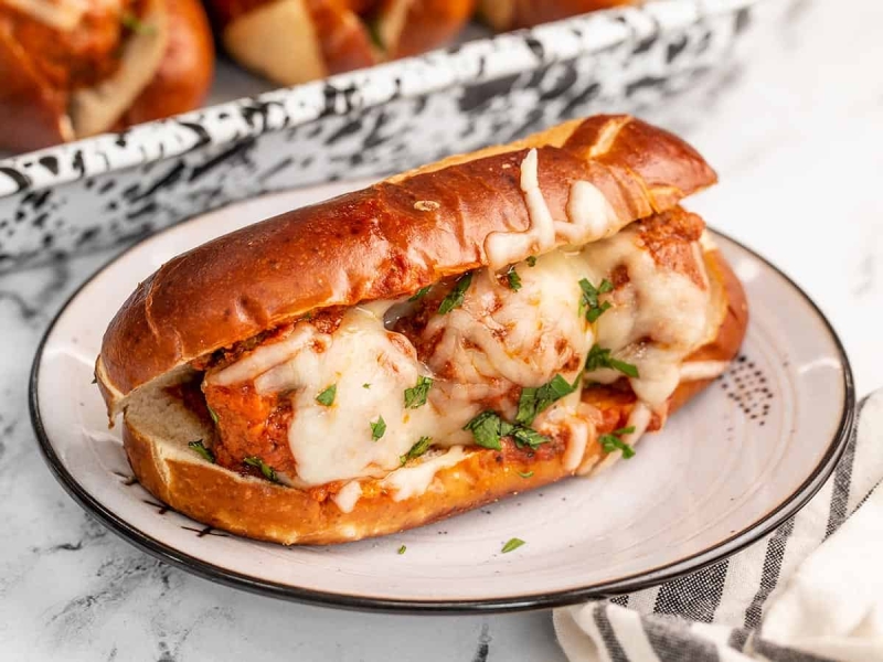 Slow Cooker Meatball Subs