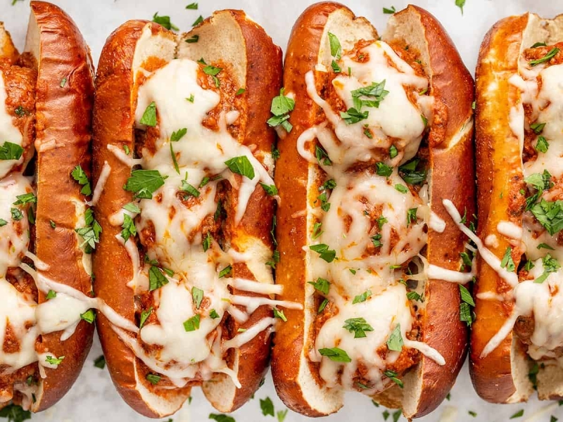 Slow Cooker Meatball Subs