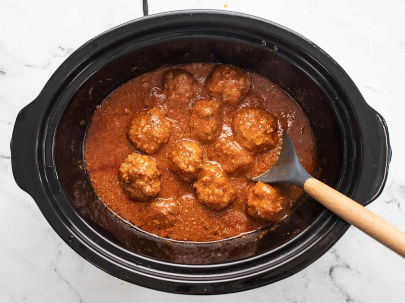 Slow Cooker Meatball Subs