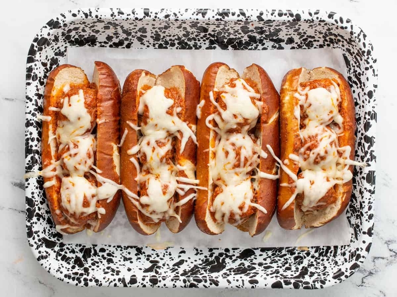 Slow Cooker Meatball Subs