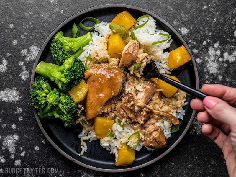 Slow Cooker Pineapple Teriyaki Chicken