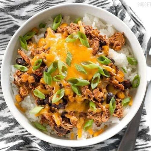 Slow Cooker Taco Chicken Bowls