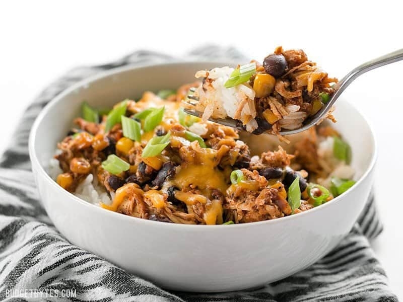 Slow Cooker Taco Chicken Bowls