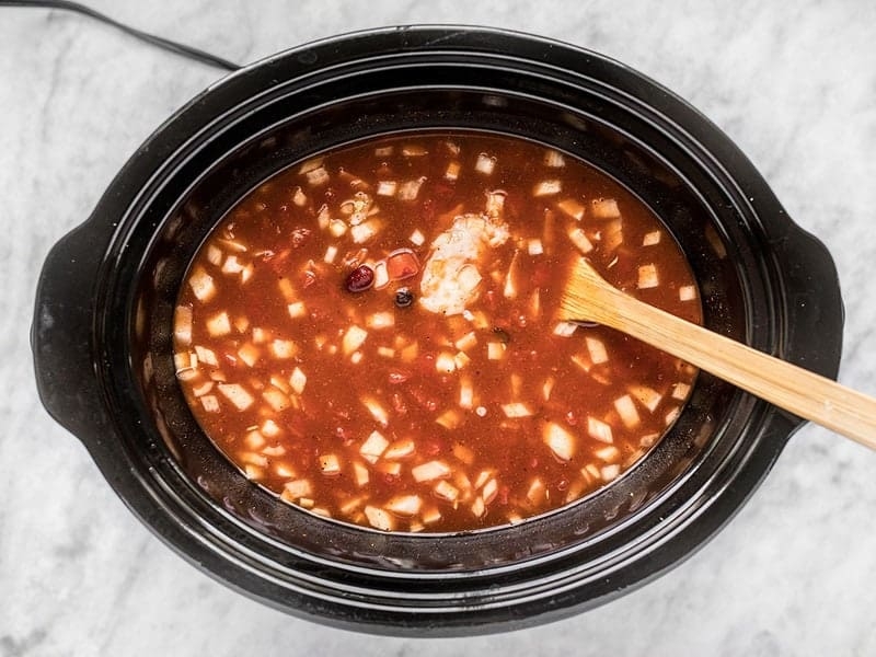 Slow Cooker Vegetarian Lentil Chili