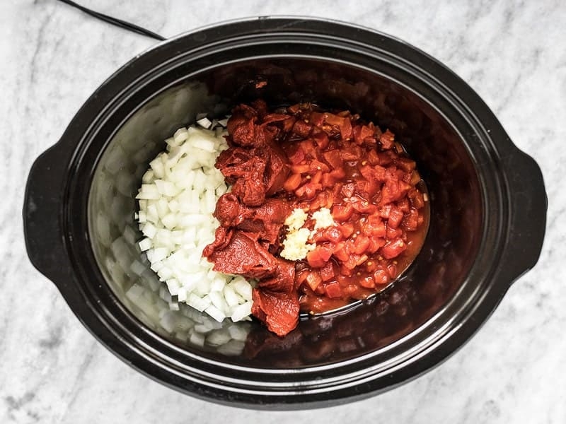 Slow Cooker Vegetarian Lentil Chili