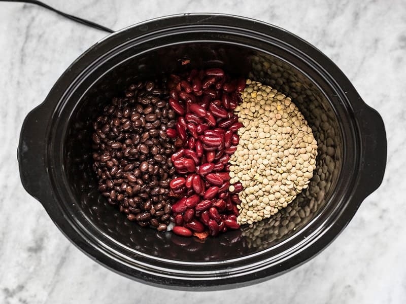 Slow Cooker Vegetarian Lentil Chili