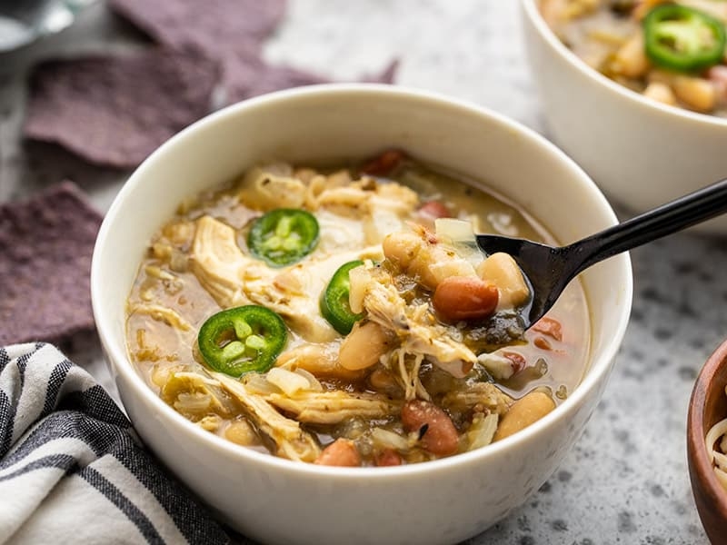 Slow Cooker White Chicken Chili